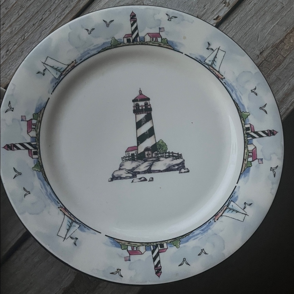 Lighthouse Design Dinnerware Set - Picture 5 of 9